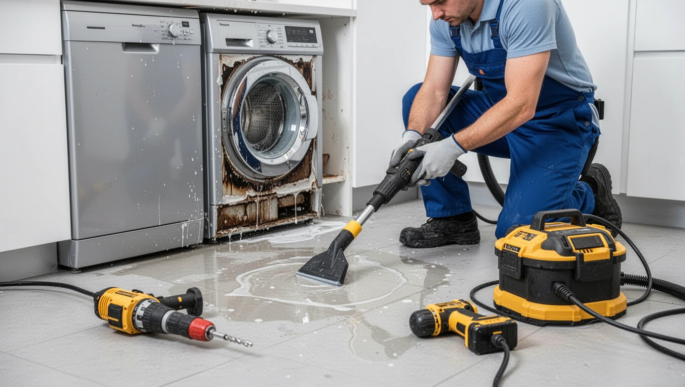 Appliance Leak Cleanup
